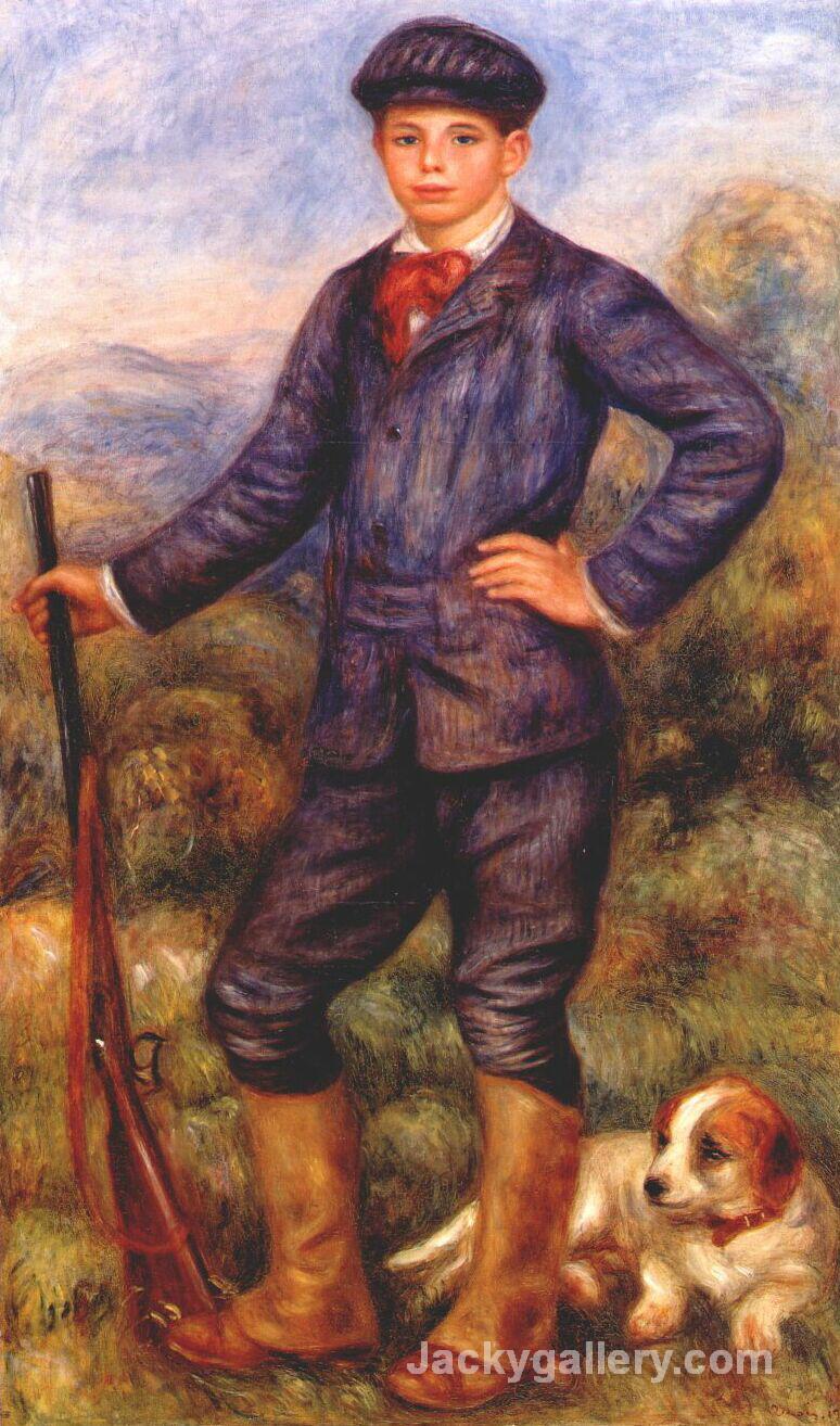 Jean Renoir as a Hunter by Pierre Auguste Renoir paintings reproduction